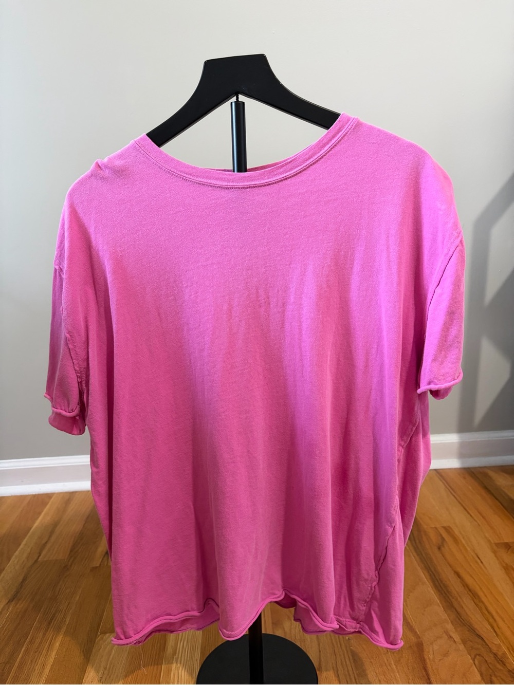 We The Free Vibrant Pink Short Sleeve Tee